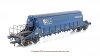 SB002O JIA TIGER China Clay Wagon number 33 70 9382073-2 in ECC International Blue livery with Tiphook Rail branding and weathered finish